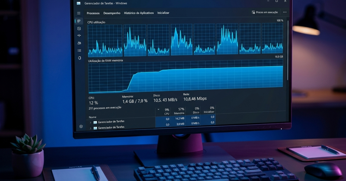 Como usar o Gerenciador de Tarefas do Windows para monitorar e acelerar o PC