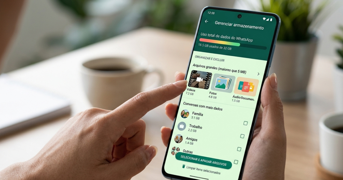 Como Liberar Espaço no Celular: Guia Completo Android e iPhone 3 Como limpar o WhatsApp para liberar espaço no celular — gerenciar armazenamento