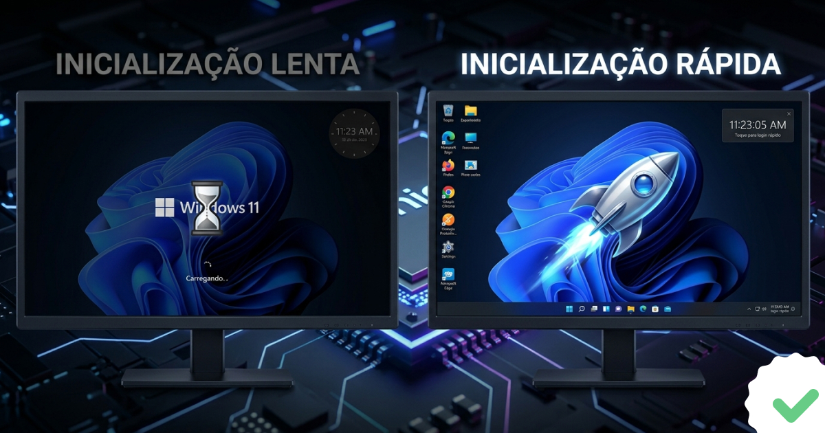Como Acelerar o Windows 11: 12 Dicas Que Realmente Funcionam 3 Windows 11 lento vs rápido — antes e depois de aplicar as otimizações de desempenho
